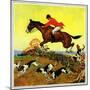 "Fox Hunter,"November 1, 1932-Robert Keareote-Mounted Giclee Print