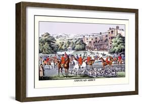 Fox Hunters Gather at Amstead Abbey-Henry Thomas Alken-Framed Art Print