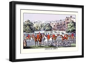 Fox Hunters Gather at Amstead Abbey-Henry Thomas Alken-Framed Art Print