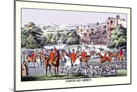 Fox Hunters Gather at Amstead Abbey-Henry Thomas Alken-Mounted Art Print