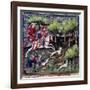 Fox Hunting, 14Th Century-null-Framed Photographic Print