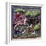 Fox Hunting, 14Th Century-null-Framed Photographic Print