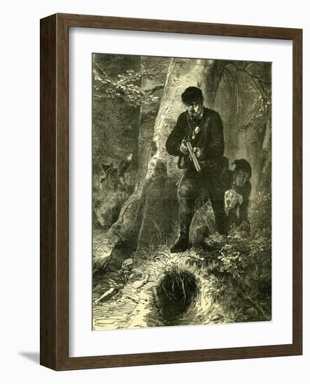 Fox Hunting 1891 Austria-null-Framed Giclee Print