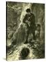 Fox Hunting 1891 Austria-null-Stretched Canvas