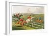 Fox Hunting, aquatinted by I. Clark, pub. by Thomas McLean, 1820-Henry Thomas Alken-Framed Giclee Print