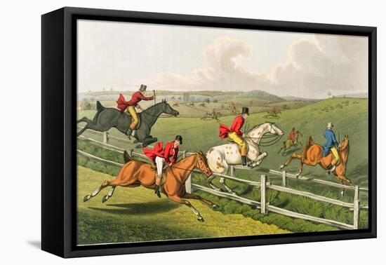 Fox Hunting, aquatinted by I. Clark, pub. by Thomas McLean, 1820-Henry Thomas Alken-Framed Stretched Canvas