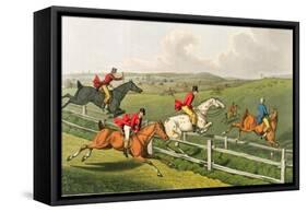 Fox Hunting, aquatinted by I. Clark, pub. by Thomas McLean, 1820-Henry Thomas Alken-Framed Stretched Canvas