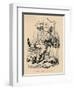 'Fox hunting Bishop of the Period', c1860, (c1860)-John Leech-Framed Giclee Print