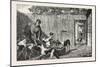 Fox Hunting, Breakfast Time at the Kennels, Hunt, 1876, UK-null-Mounted Giclee Print