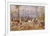 Fox Hunting, C. 1890-Julius von Blaas-Framed Giclee Print