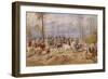 Fox Hunting, C. 1890-Julius von Blaas-Framed Giclee Print
