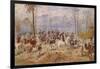 Fox Hunting, C. 1890-Julius von Blaas-Framed Giclee Print