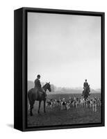 Fox Hunting, England-Mark Kauffman-Framed Stretched Canvas