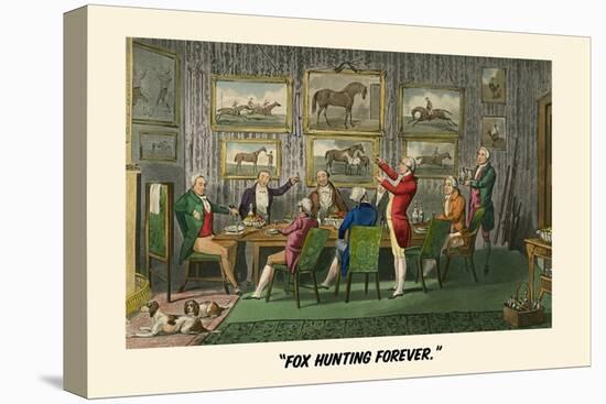 Fox Hunting Forever-Henry Thomas Alken-Stretched Canvas