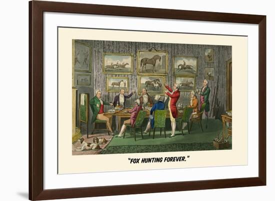 Fox Hunting Forever-Henry Thomas Alken-Framed Art Print