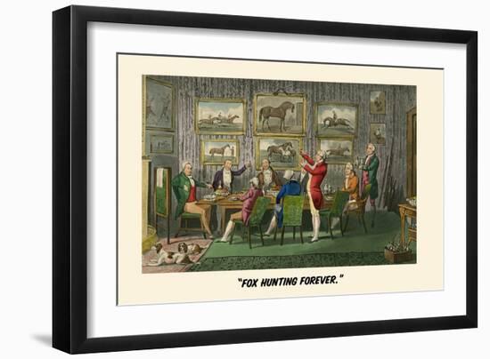 Fox Hunting Forever-Henry Thomas Alken-Framed Art Print