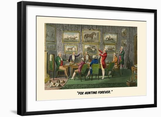 Fox Hunting Forever-Henry Thomas Alken-Framed Art Print