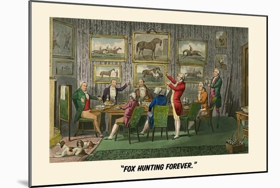 Fox Hunting Forever-Henry Thomas Alken-Mounted Premium Giclee Print