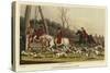 Fox Hunting Going into Cover-Henry Thomas Alken-Stretched Canvas