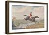 Fox Hunting: Leaping the Brook, 1906-Henry Thomas Alken-Framed Giclee Print