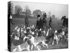 Fox Hunting Meet 1930S-null-Stretched Canvas