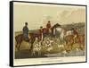 Fox Hunting, the Death-Henry Thomas Alken-Framed Stretched Canvas