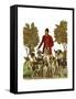 Fox Hunting-null-Framed Stretched Canvas