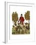 Fox Hunting-null-Framed Giclee Print