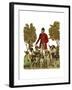 Fox Hunting-null-Framed Giclee Print