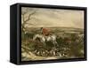 Fox Hunting-null-Framed Stretched Canvas