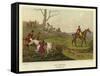 Fox Hunting-Henry Thomas Alken-Framed Stretched Canvas