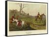 Fox Hunting-Henry Thomas Alken-Framed Stretched Canvas