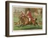 Fox Hunting-null-Framed Art Print