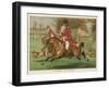 Fox Hunting-null-Framed Art Print