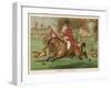 Fox Hunting-null-Framed Art Print