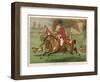 Fox Hunting-null-Framed Art Print