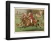 Fox Hunting-null-Framed Art Print