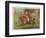 Fox Hunting-null-Framed Art Print