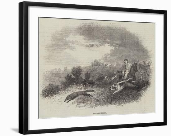 Fox-Hunting-null-Framed Giclee Print