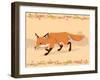 Fox in a Decorative Composition-Artistan-Framed Art Print