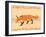 Fox in a Decorative Composition-Artistan-Framed Art Print