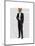 Fox in Evening Suit Full-Fab Funky-Mounted Art Print