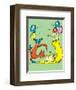 Fox in Socks (on green)-Theodor (Dr. Seuss) Geisel-Framed Art Print