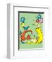 Fox in Socks (on green)-Theodor (Dr. Seuss) Geisel-Framed Art Print