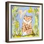 Fox in the Brambles-Wyanne-Framed Giclee Print