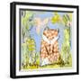 Fox in the Brambles-Wyanne-Framed Giclee Print