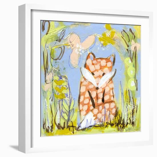 Fox in the Brambles-Wyanne-Framed Giclee Print