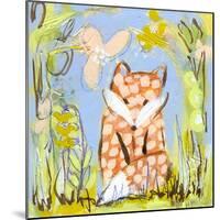Fox in the Brambles-Wyanne-Mounted Giclee Print