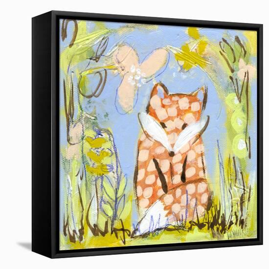 Fox in the Brambles-Wyanne-Framed Stretched Canvas