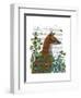 Fox In the Garden-Fab Funky-Framed Art Print